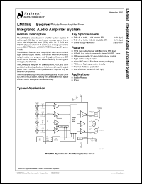 Click here to download LM4855IBL Datasheet