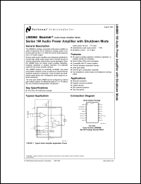 Click here to download LM4860 Datasheet