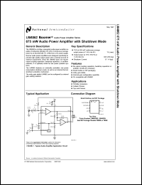 Click here to download LM4862 Datasheet