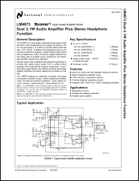 Click here to download LM4873 Datasheet