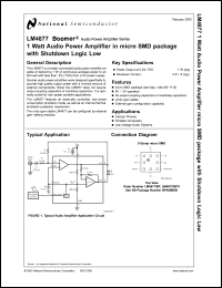 Click here to download LM4877IBPX Datasheet
