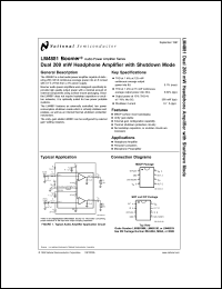 Click here to download LM4881 Datasheet