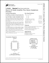 Click here to download LM4883 Datasheet
