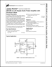 Click here to download LM4902LD Datasheet