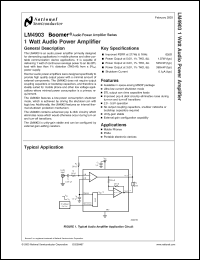 Click here to download LM4903 Datasheet