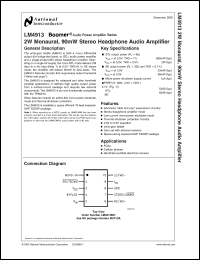 Click here to download LM4913MH Datasheet