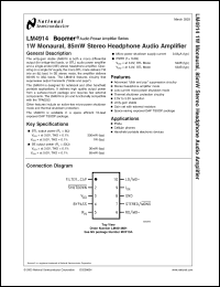Click here to download LM4914 Datasheet