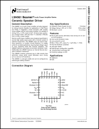 Click here to download LM4961 Datasheet