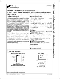 Click here to download LM4990MM Datasheet