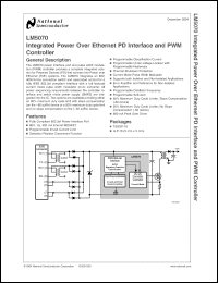Click here to download LM5070SDX-80 Datasheet