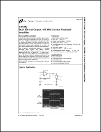 Click here to download LM6182AMN Datasheet