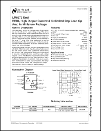 Click here to download LM8272 Datasheet