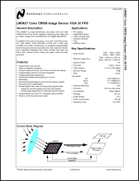 Click here to download LM9627CCEA Datasheet