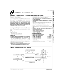 Click here to download LM9831CCVJDX Datasheet