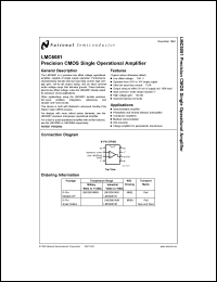 Click here to download LMC6081AMN Datasheet