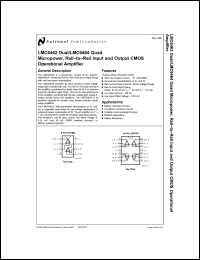 Click here to download LMC6462 Datasheet
