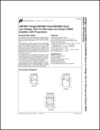Click here to download LMC6684AIMX Datasheet