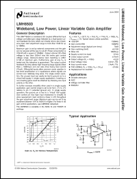 Click here to download LMH6503MA Datasheet