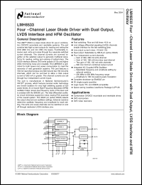Click here to download LMH6533 Datasheet
