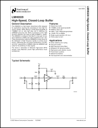 Click here to download LMH6559 Datasheet