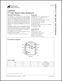 Click here to download LMH6570MA Datasheet