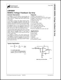 Click here to download LMH6609MA Datasheet