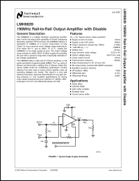 Click here to download LMH6639MFX Datasheet