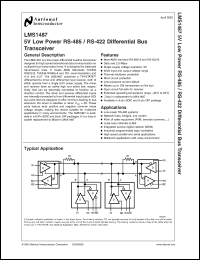 Click here to download LMS1487CM Datasheet