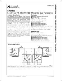 Click here to download LMS485E Datasheet