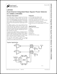 Click here to download LMV232TL Datasheet