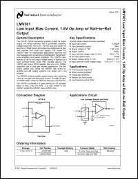 Click here to download LMV301MG Datasheet