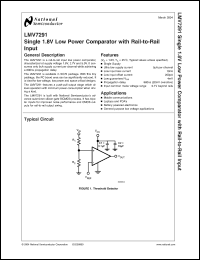 Click here to download LMV7291MG Datasheet