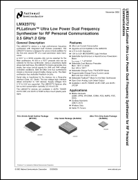 Click here to download LMX2377 Datasheet