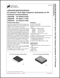 Click here to download LMX2430 Datasheet