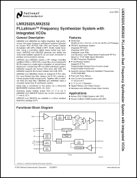 Click here to download LMX2532 Datasheet