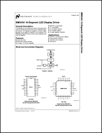 Click here to download MM5484 Datasheet
