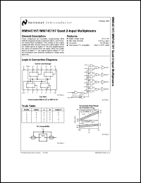 Click here to download MM54C157 Datasheet