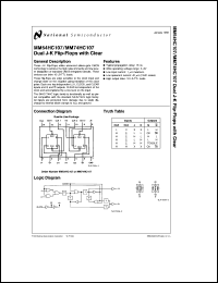 Click here to download MM54HC107 Datasheet