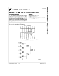 Click here to download MM54HC133J Datasheet