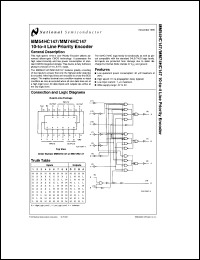 Click here to download MM54HC147 Datasheet