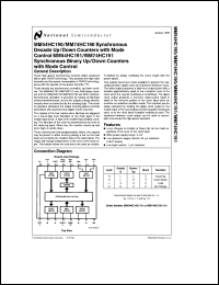 Click here to download MM74HC191 Datasheet