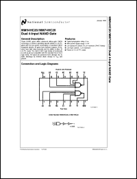 Click here to download MM54HC20 Datasheet
