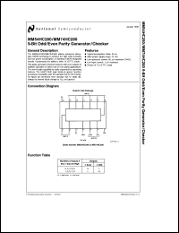 Click here to download MM54HC280 Datasheet