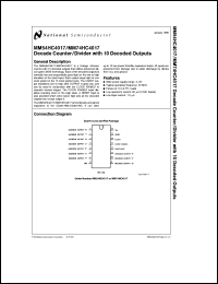 Click here to download MM74HC4017 Datasheet