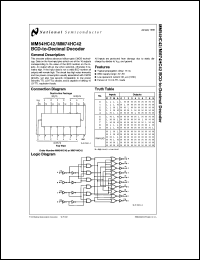 Click here to download MM54HC42 Datasheet