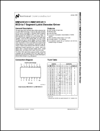 Click here to download MM54HC4511 Datasheet