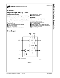 Click here to download MM58342 Datasheet