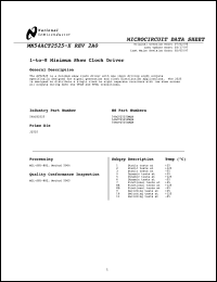 Click here to download MN54ACT2525-X Datasheet