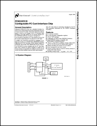 Click here to download PCM16C010 Datasheet