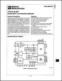 Click here to download TP3210 Datasheet